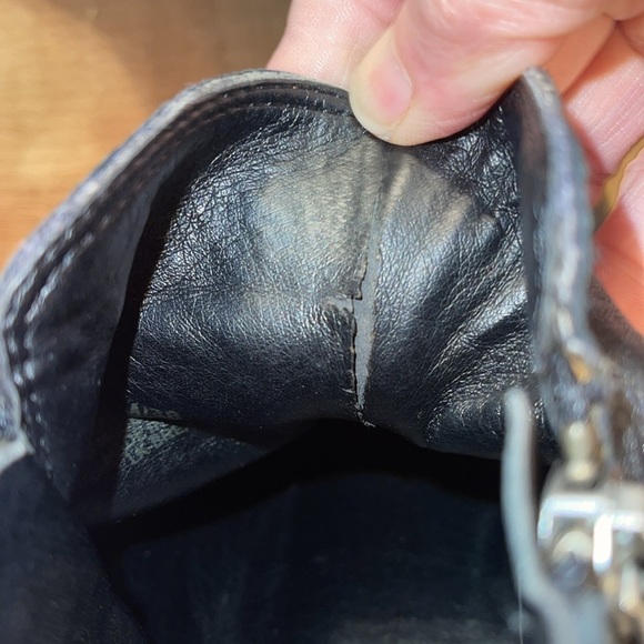 🌹Lucky Brand Soft Black Leather Ankle Boots - Picture 7 of 7